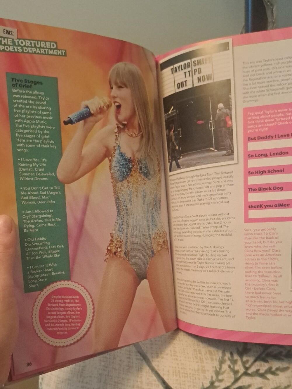 Taylor Swift Miss Americana Annual 2025 | Hardcover | NEW | 100% Unofficial - Picture 7 of 12